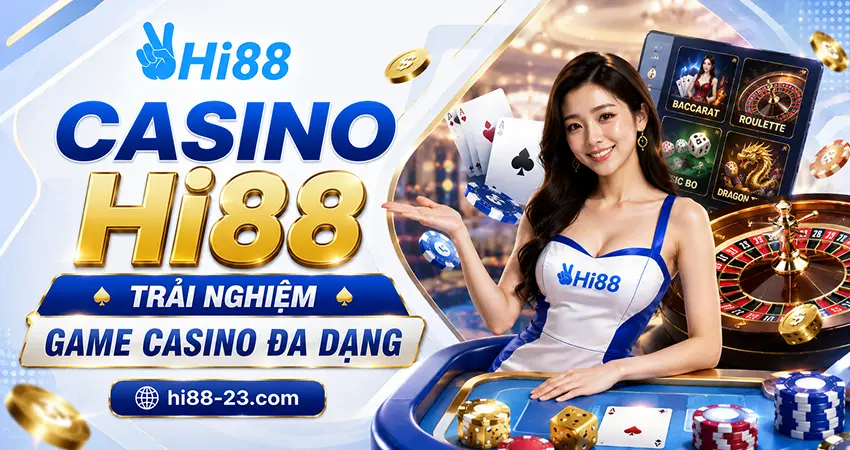 Casino Hi88 trải nghiệm game casino đa dạng