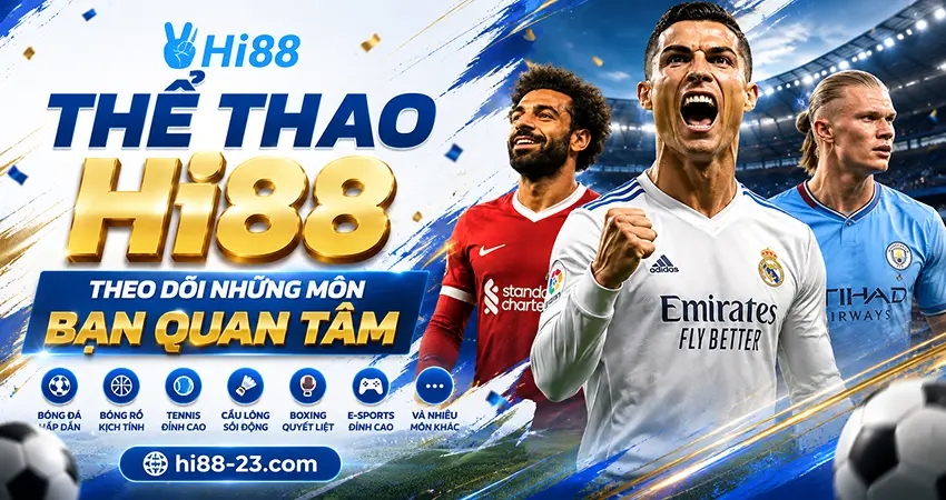 Thể thao Hi88 theo dõi những môn bạn quan tâm