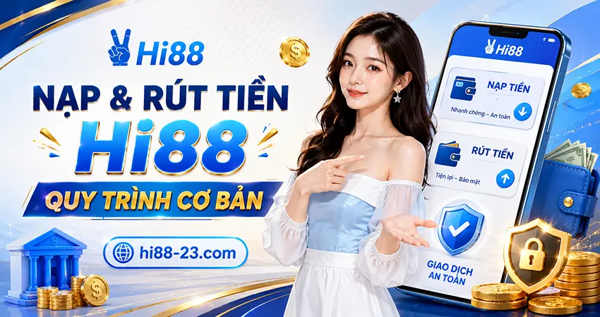 Nạp và rút tiền Hi88 quy trình cơ bản